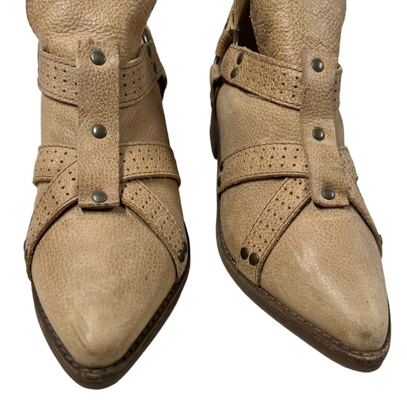 ANTHROPOLOGIE MATISSE Leather Pointed Toe Ankle Booties - Picture 9 of 15